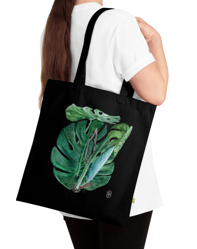 Limited edition Monstera canvas tote