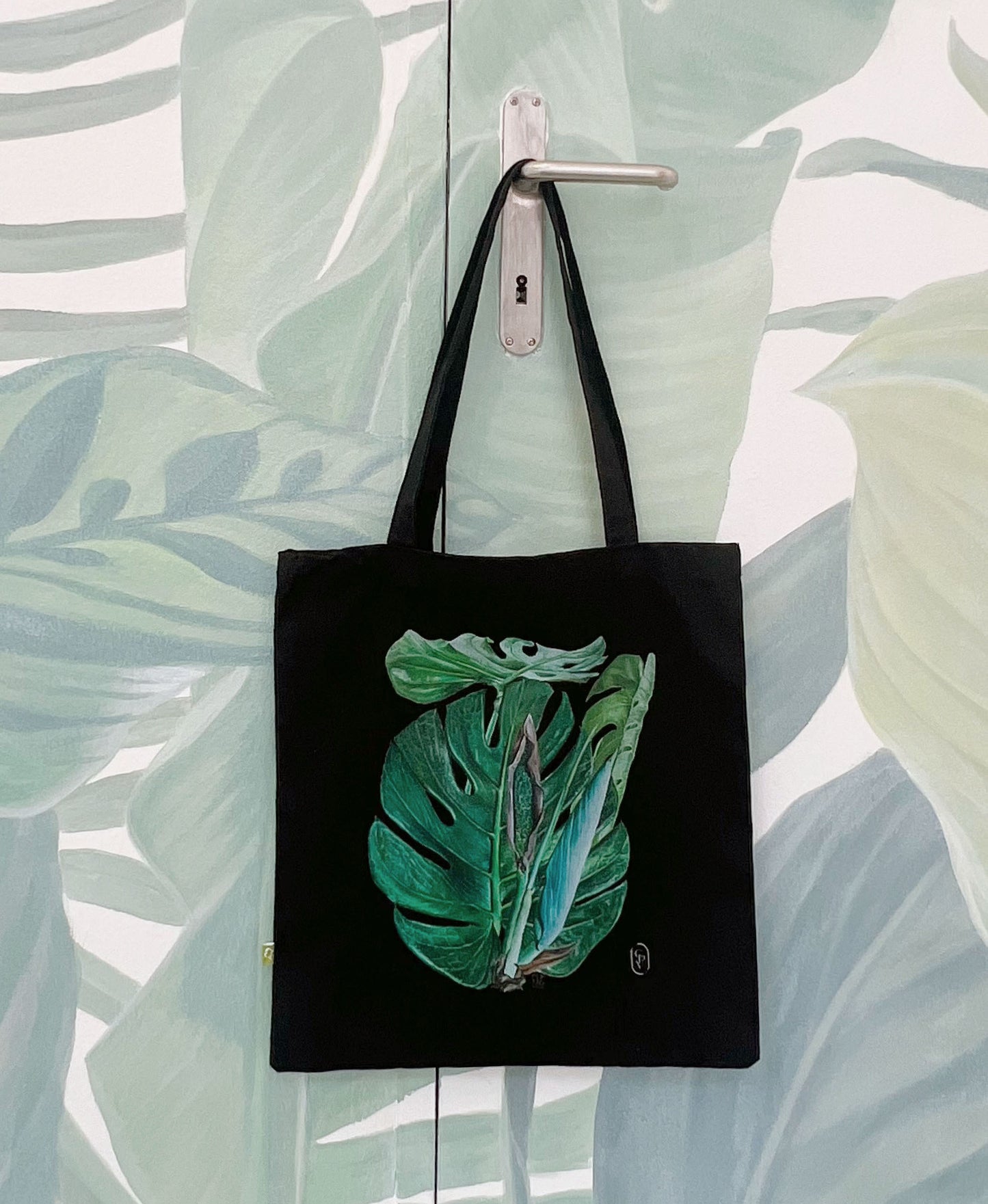 Limited edition Monstera canvas tote