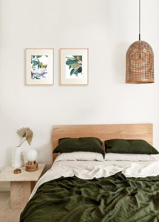 Magnolia Grandiflora A4 prints (set of 2)